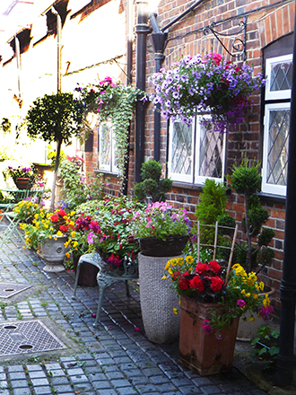 Colourful side street in Eton